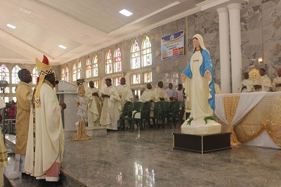 Bishop Kukah ordains three deacons, inaugurates 2017 Marian Year Celebration