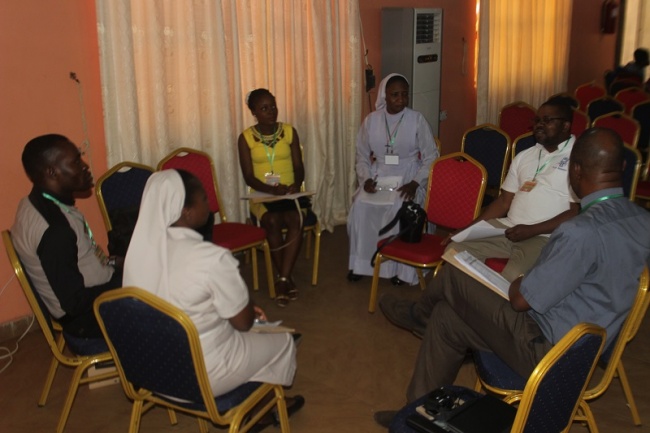 Participant in a group discussion