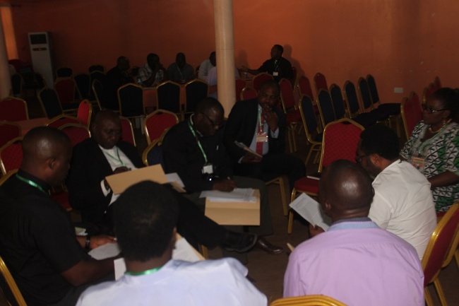 Participant in a group discussion