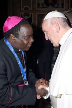 Photos: Bishop Mathew Kukah with Pope Francis