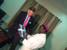 Ambassador W. Stuart Symington visits Bishop Kukah